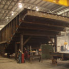 <p><strong>Froth Pumpbox</strong></br>
Location: Alberta</br>
Length: 53 feet</br>
Width: 28 feet</br>
Height: 41 feet</br>
Weight: 366,000 lbs</p>