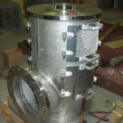 <p><strong>Discharge Pump Head</strong></br>
Location: Saskatchewan</br>
Weight: 1589 lbs</br>
Materials: stainless steel</p>