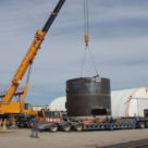 <p><strong>Flotation Cells</strong></br>
Location: Alberta</br>
Height: 18 feet</br>
Diameter: 24 feet</br>
Weight: 35,000 - 38,000 lbs</p>