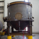 <p><strong>Froth Distributor</strong></br>
Location: Alberta</br>
Height: 14 feet</br>
Diameter: 12 feet</br>
Weight: 37,000 lbs</p>