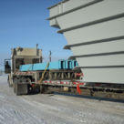 <p><strong>Settler</strong></br>
Location: Saskatchewan</br>
Weight: 70,000 lbs</br>
JNE made 5 fabrications for this project.</p>