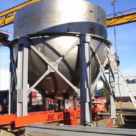 <p><strong>Thickener</strong></br>
Location: Ontario</br>
Height: 27 feet</br>
Diameter: 18 feet</br>
Material: domed botom, hastalloy</br></p>