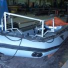 <p><strong>Zodiac Handrails</strong></br>
Location: Saskatchewan</br>
Materials: Aluminum Pipe</p>