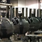 High pressure vessels for a customer in the oil & gas industry in Western Canada.